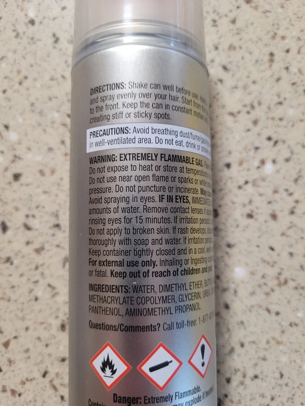 (5) Flex Volumizing Hair Spray All Day Volume & Control 6 Oz Each.